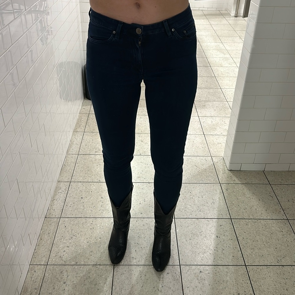 Acne denim skinny jeans size 27 skin 5 superink